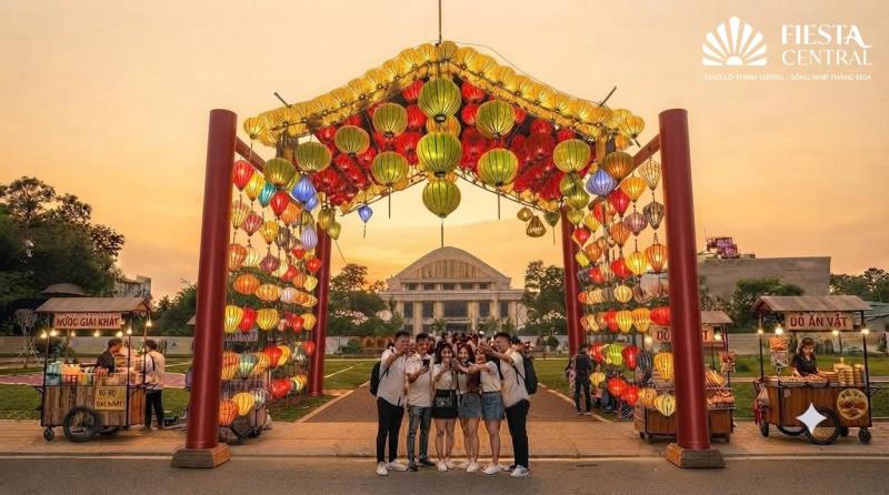 Sở hữu ngay shophouse thương mại fiesta central mặt tiền đại lộ lê lợi, chỉ với 1,3 tỷ