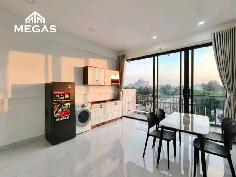 1pn tách bếp ngay chân cầu him lam quận 7 | nhà mới view cực xịn | full nội thất | máy giặt riêng | 24/7 | hầm xe, thang máy, cửa vân tay - Ảnh 2