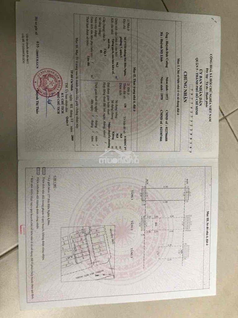 Bán nhà quận 5 phố người hoa - Ảnh 2