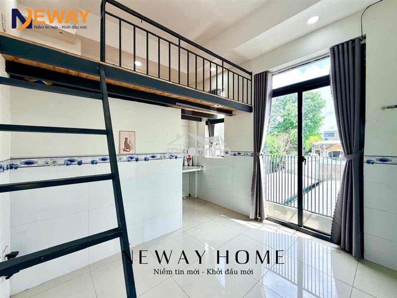 Duplex gác cao l, ban công lớn sẵn máy lạnh, ngay đh công thương