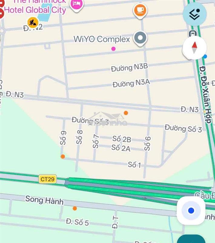 Văn phòng cho thuê đường số 8 an phú, cạnh global city – 25 triệu/thán