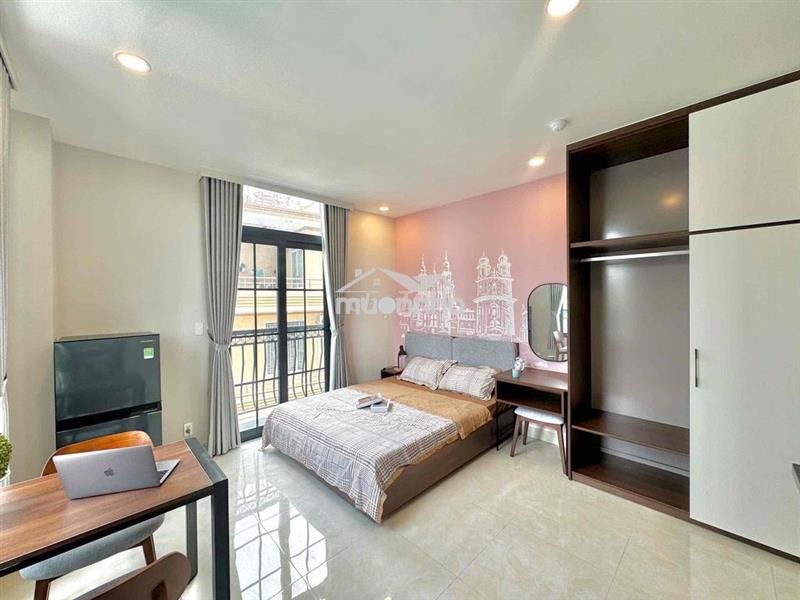 Cho thuê căn hộ studio ban công ngay sân bay-full nội thất