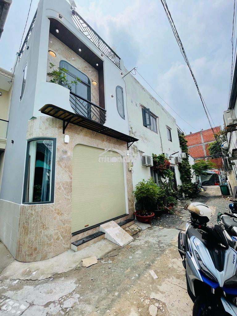 Nhà đẹp hẻm xe hơi đậu cửa – giáp phú nhuận - sân thượng - pn trệt