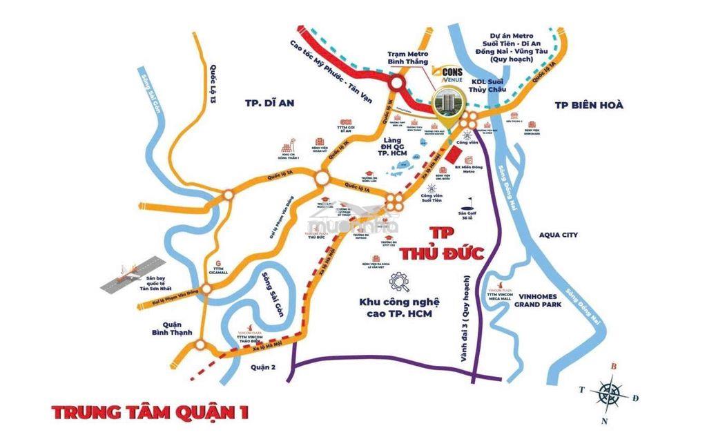 Cho thuê căn hộ 1pn bcons avenue giá 5.5tr - sát kcn bình đường - Ảnh 2
