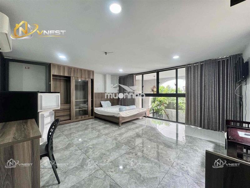 Studio 35m2 siêu rộng - full nội thất - thang máy - nhà xe rộng