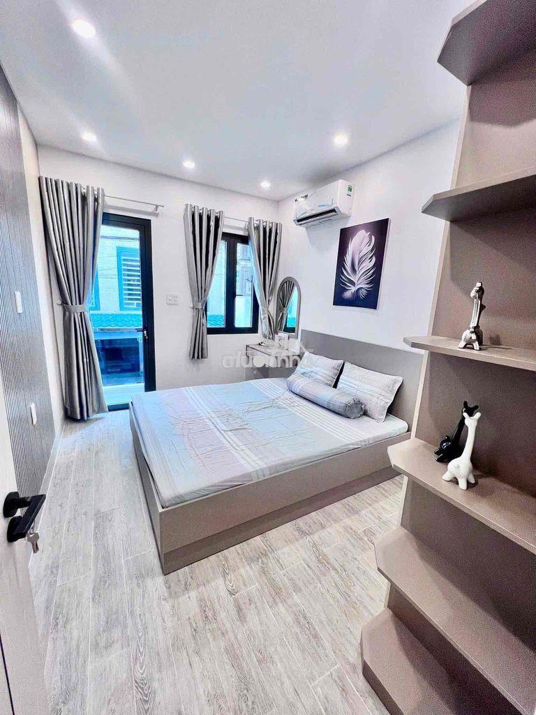Hiện đại 3x9 - khu vip bàu cát - 2 tầng mới - full nội thất