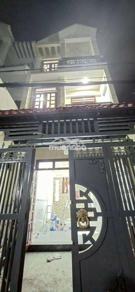 Nhà sơn mới .4×16 đúc 3 lầu .liên khu 5-6 bình tân  hẻm  7m thông 