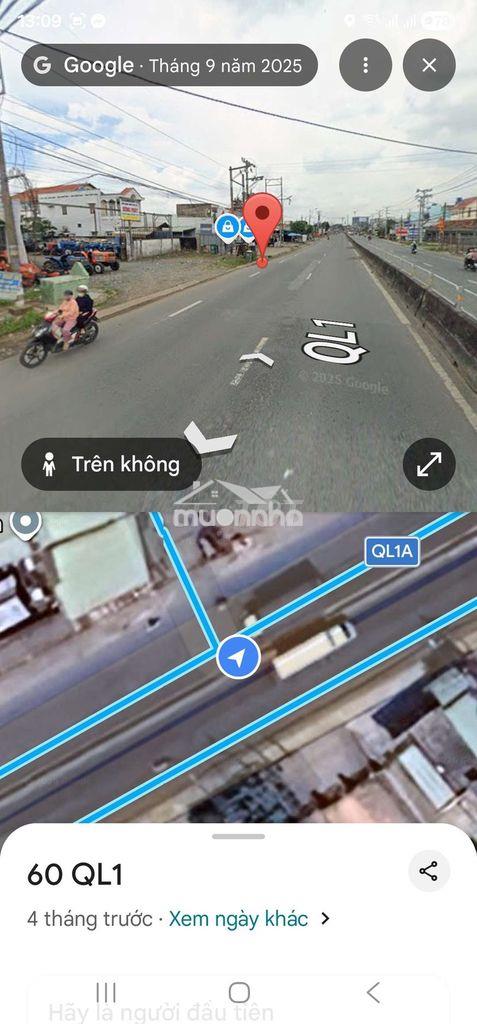 Đất thổ măt tiền quốc lộ 1a góc 2 măt tiền full thổ cư 1148m - 4