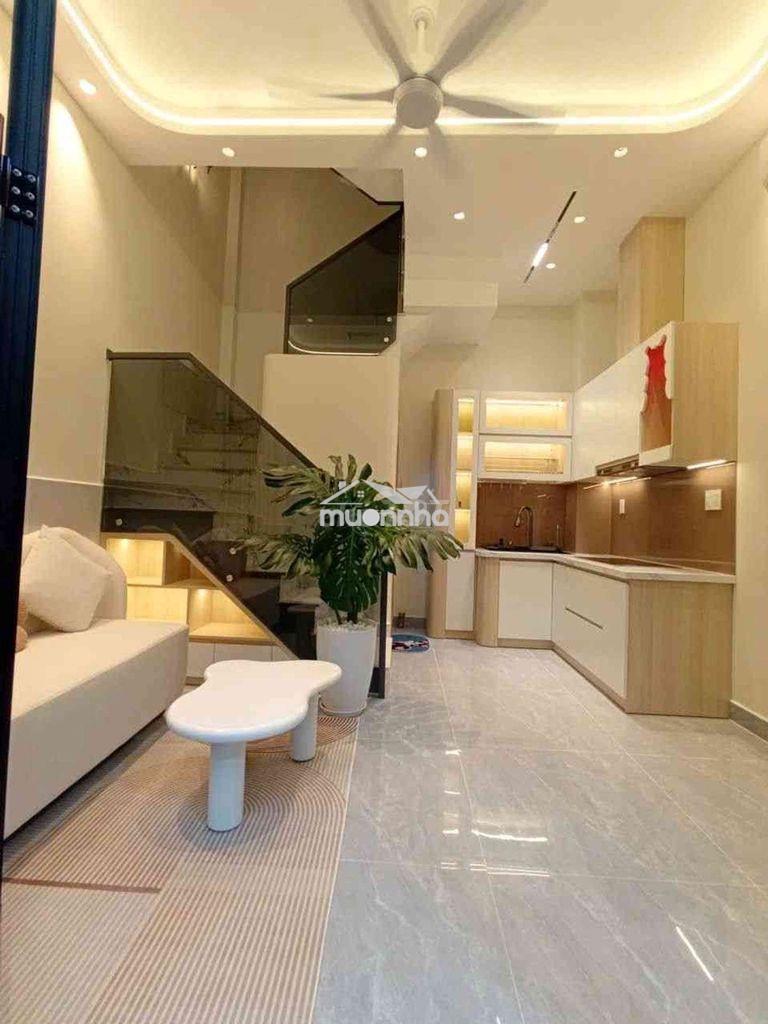 Nhà thạch lam,tân phú_3 tầng_dtsd 60m2,nhà new ngang 4m,shr vuông vức - 3
