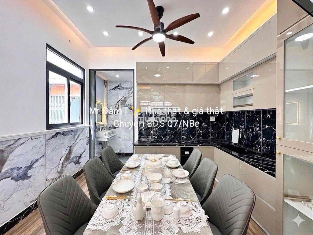 Nhà 4 tầng sân thượng – 4pn – xe hơi tới nhà – sát q7 - Ảnh 3