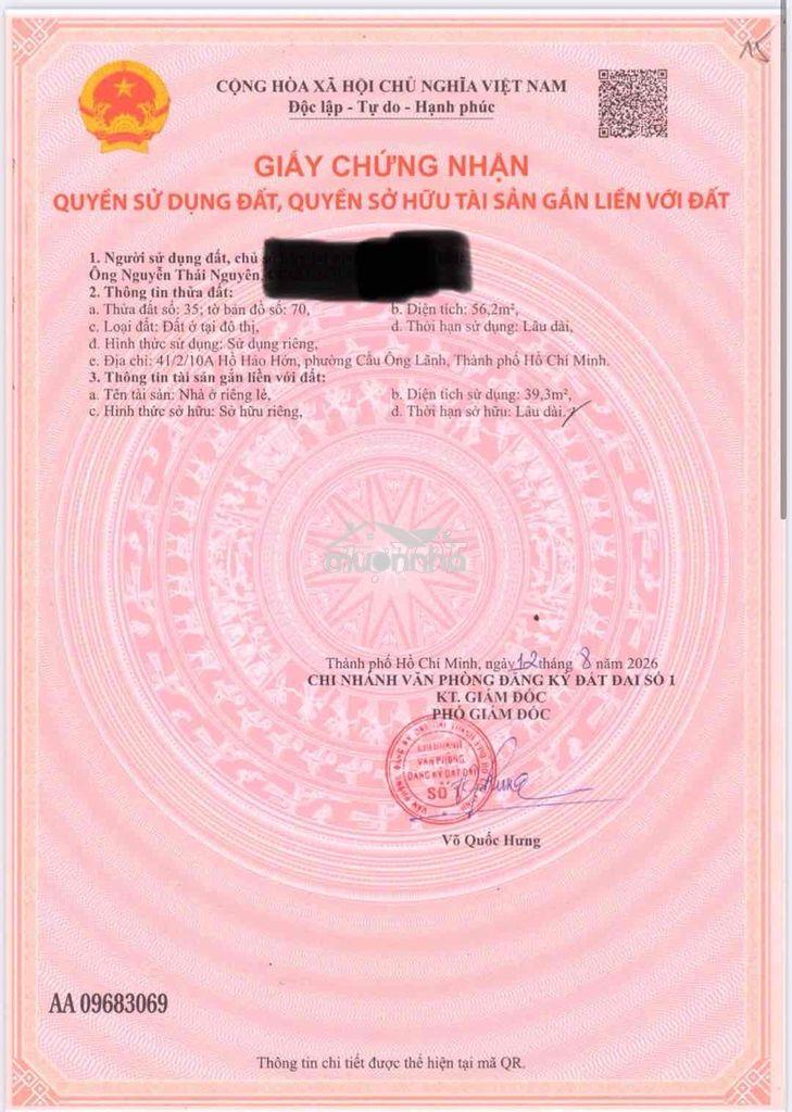 Nhà hẻm hồ hảo hớn - 2