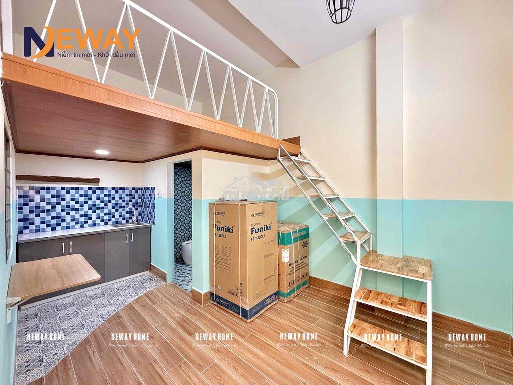 Phòng trọ gác full nội thất mới xây - máy giặt riêng ngay tân phú - Ảnh 2