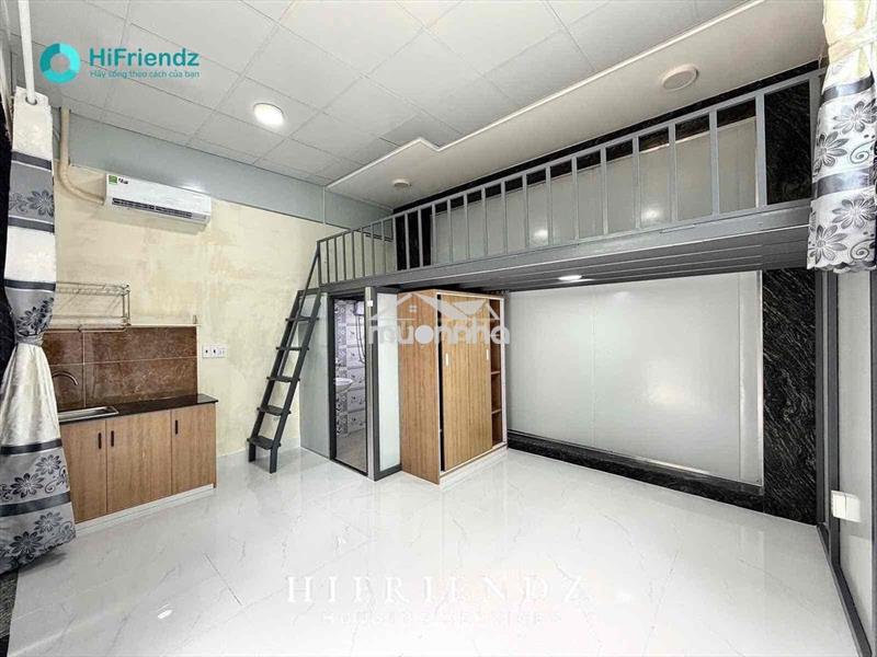 Cho thuê phòng gác lớn đầy đủ nội thất - trống sẵn dọn liền