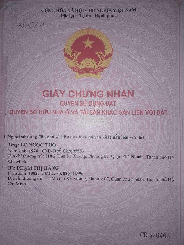 Bán nhà bình thạnh - ngang hơn 4m  / 1 trệt 2 lầu / sânthượng / - Ảnh 3