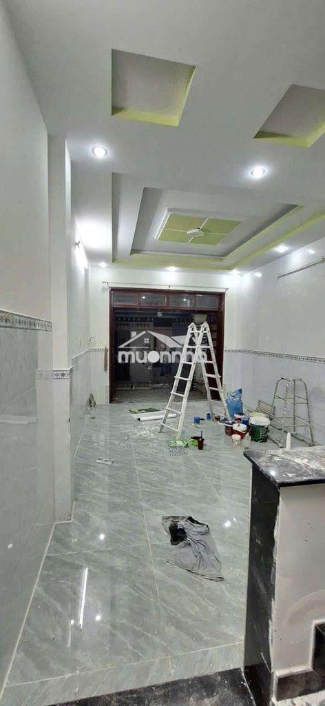 Nhà sơn mới .4×16 đúc 3 lầu .liên khu 5-6 bình tân  hẻm  7m thông  - 2