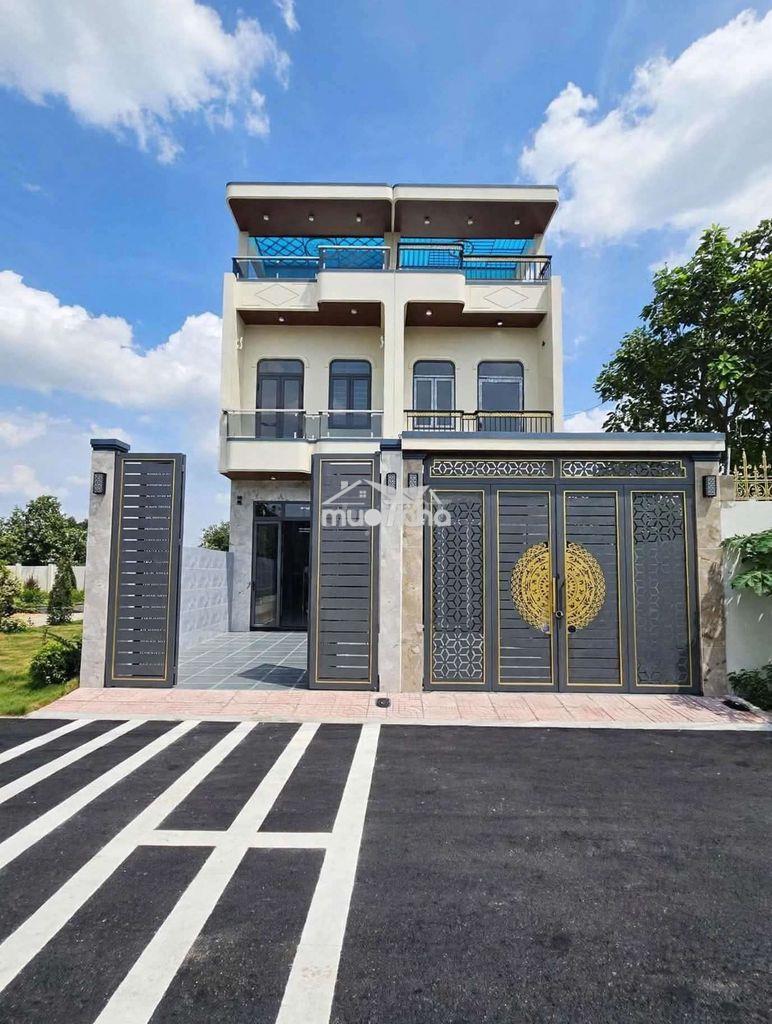 Nhà phố mới 101m kdc đường thông gần ngã tư bình trị, tân bình, dĩ an