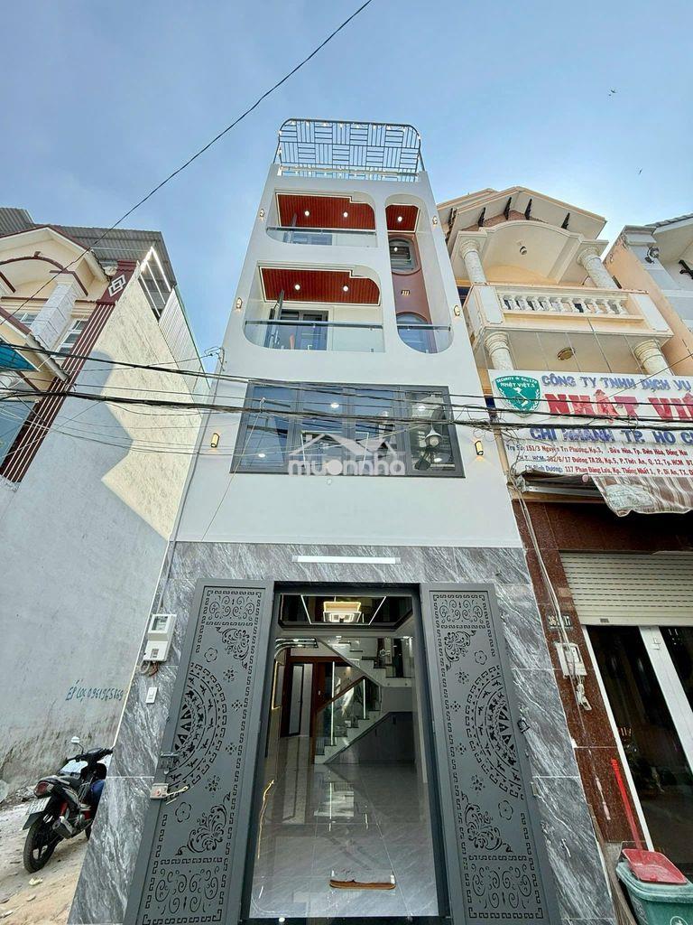 Nhà phố mới đẹp hẻm nhựa 6m thông đường lê thị riêng p. thới an q12