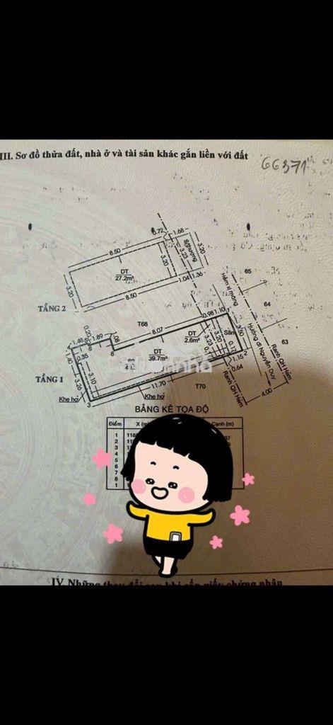 Nguyễn duy - 4 tầng btct - sát mặt tiền