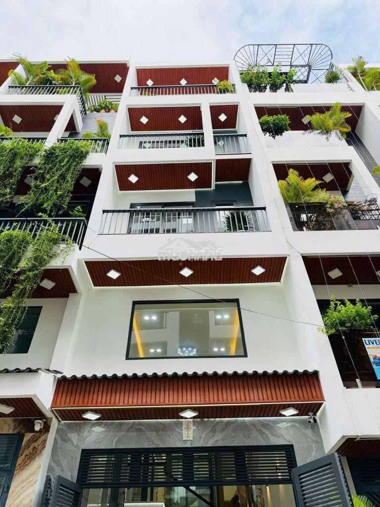 Cho thuê nhà pttn dt 4 x16 1 trệt 1 lửng 3 lầu 4pn 5ws giá 20 triệu tl