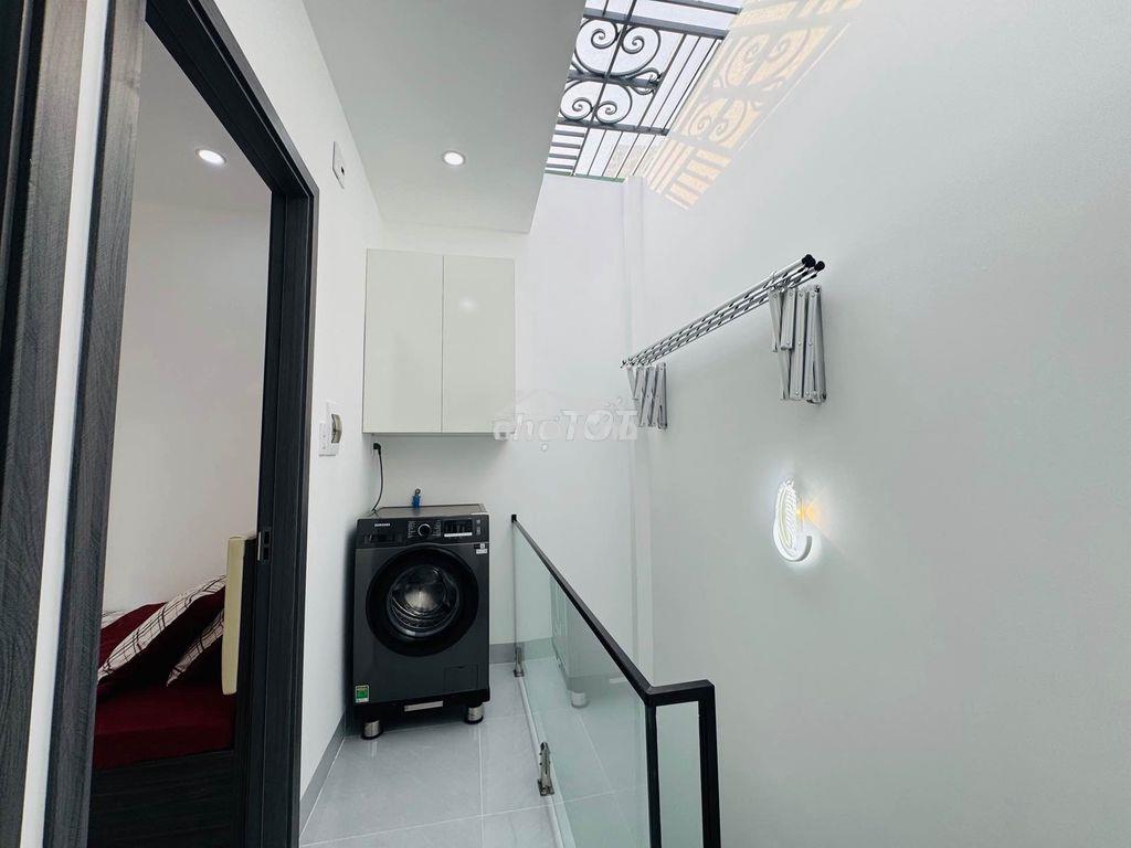 Nhà mới xây 3 lầu (dt 4.5 x 7) - 3pn - hẻm 3.5m phan huy ích gò vấp - Ảnh 3