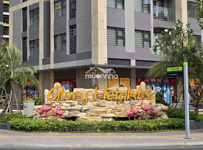 Cho thuê căn hộ 2 pn+, full nội thất, glory heights, diện tích 69m2