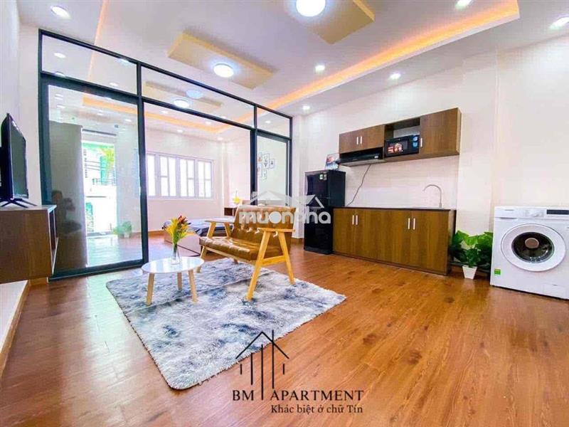 Cho thuê chdv 40m2 1pn ban công siêu thoáng đường cmt8
