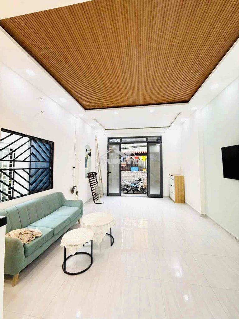 🛑Nhà mới đẹp, 3 tầng (4.3x10m), sổ đẹp, hẻm 3.5m âu dương lân