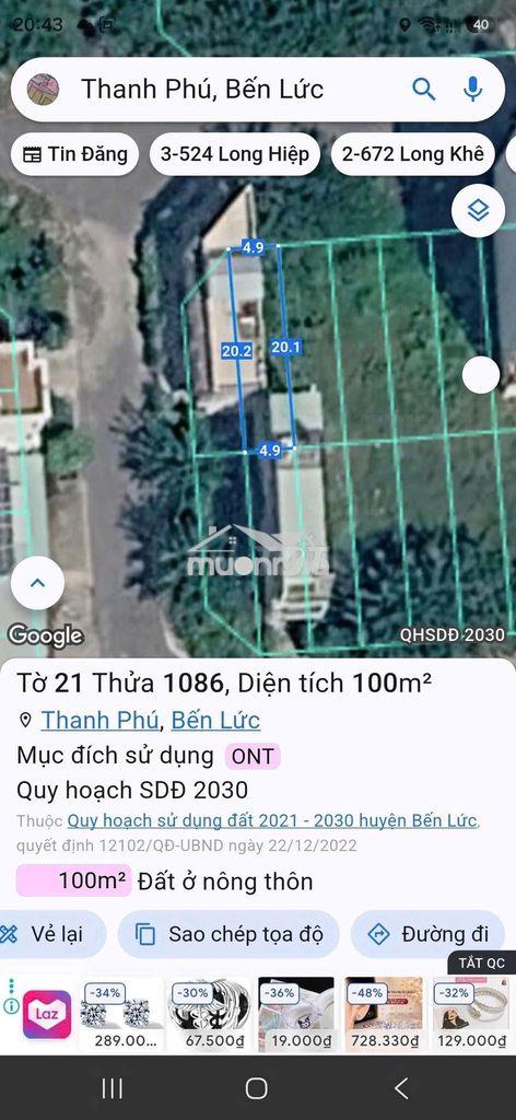 Bán đất kdc 135 bến lức long an - Ảnh 2