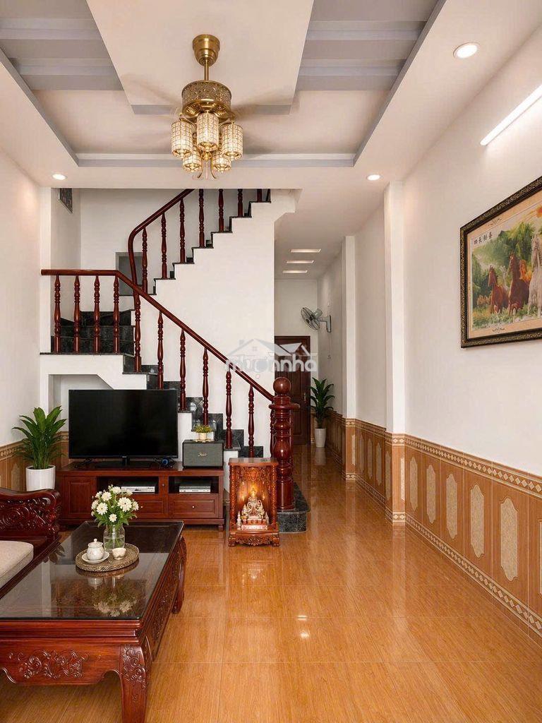 Bán nhà trệt lầu hoàn công giá rẻ gần ngã tư bình trị - bicosi dĩ an - Ảnh 2