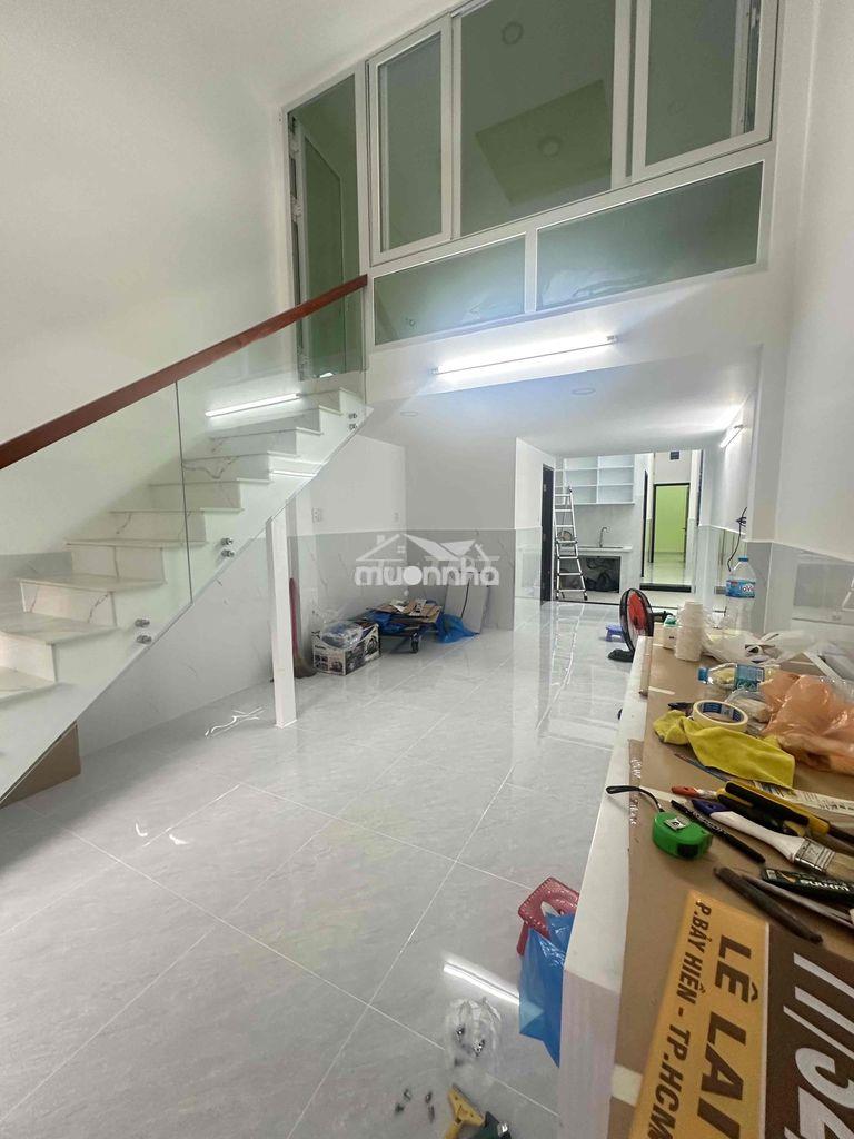 Nhà mới xây hẻm bàu cát p12 tân bình. dt: 3m7 x 18m trệt lững 13tr