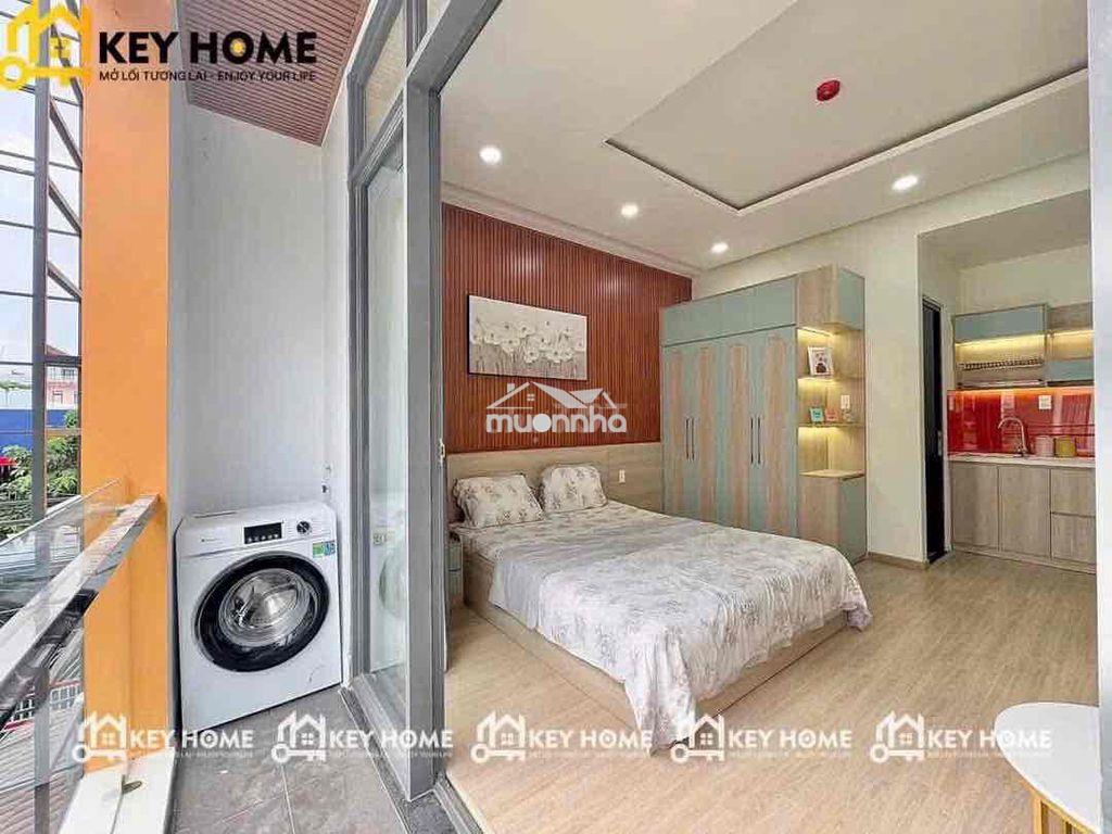 🌈Căn hộ ban công 35m2 thang máy💥full nội thất📍gần nguyễn gia trí - Ảnh 2