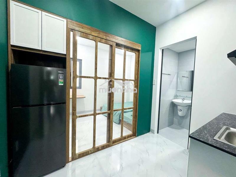 Cho thuê 1pn-tách bếp, full nt máy giặt riêng, gần đại học văn lang