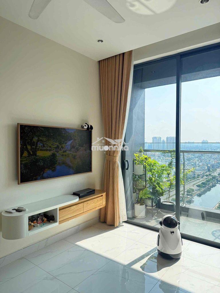 Cho thuê 2pn 1wc 54m2 daqua q8, view q1, full nt. giá 14tr/tháng. - 2
