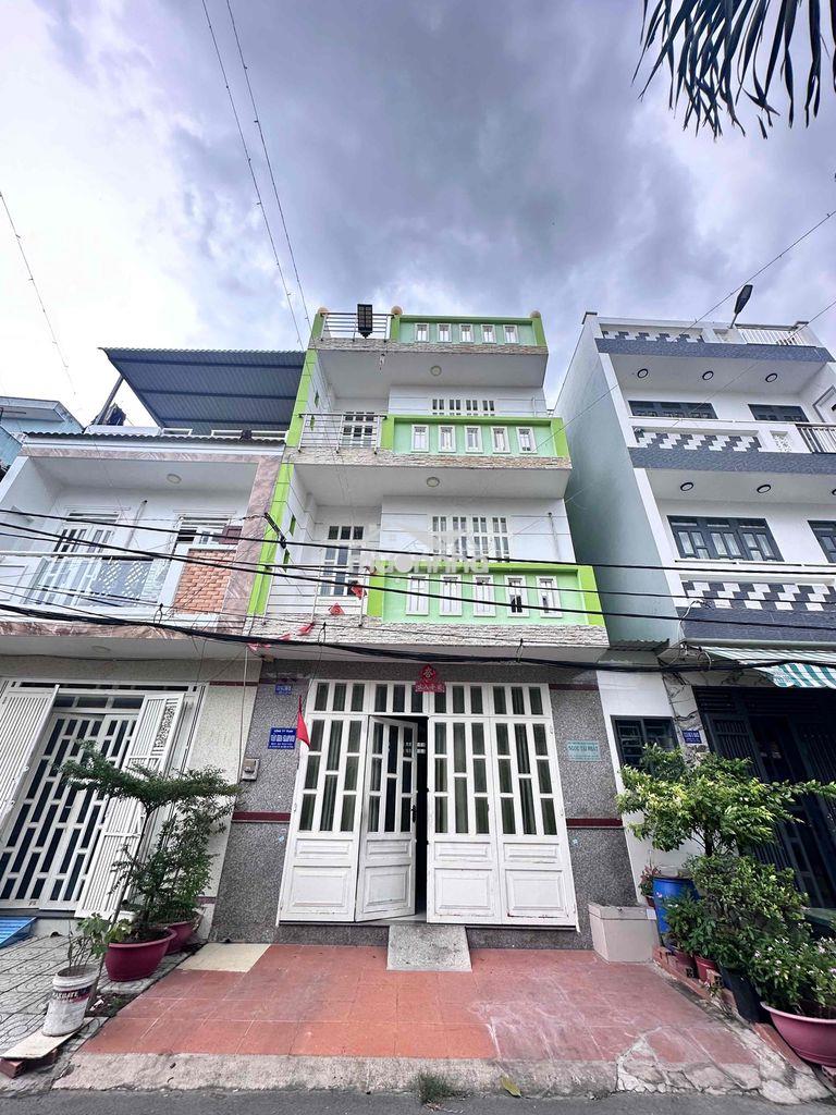 Bán nhà 3 tầng hẻm 8m thông, ngang 5,5m ngay chợ mỹ nga tây lân - Ảnh 4