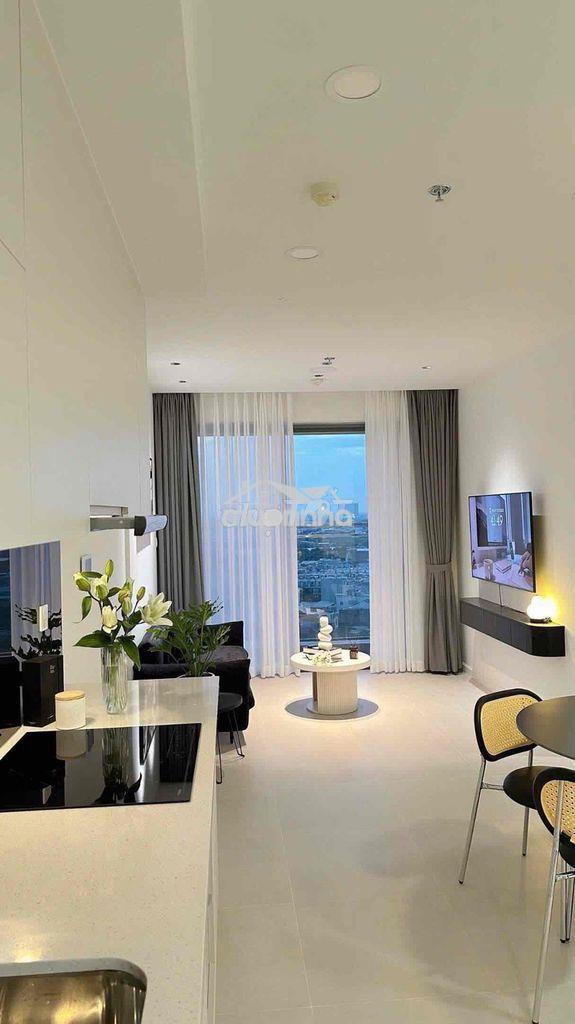 Căn hộ dv 1 phòng ngủ - tone màu trắng sang trọng, luxury - nội thất - Ảnh 3