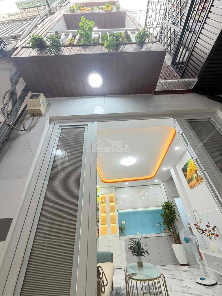 Nhà bán 3 tầng hẻm 3m âu dương âl q8: 3,97 tỷ