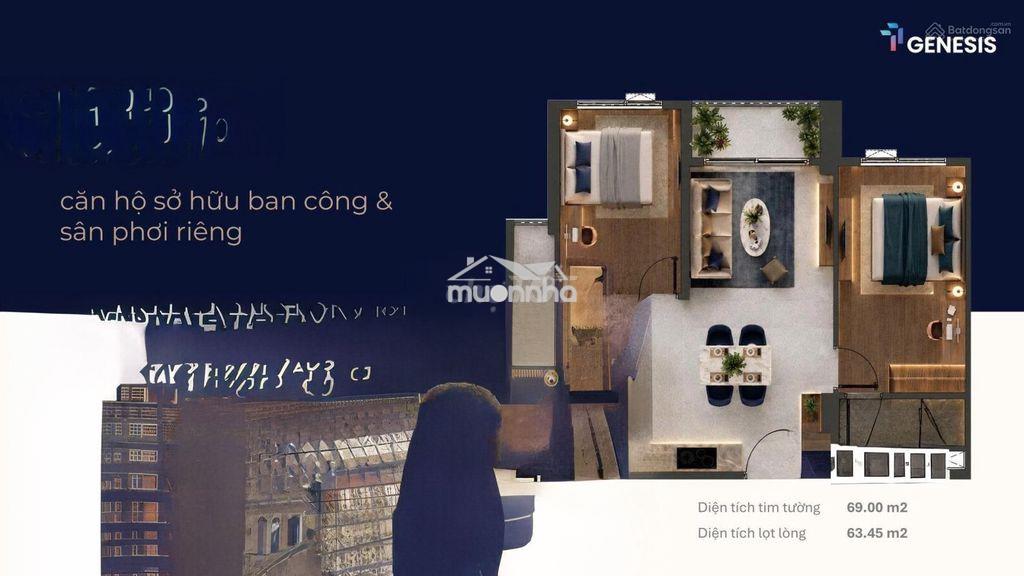 Mở bán nhịp 1 tt genesis 69tr/m2 hàng tháng tt 29tr/th - ưu đãi 1% - Ảnh 3