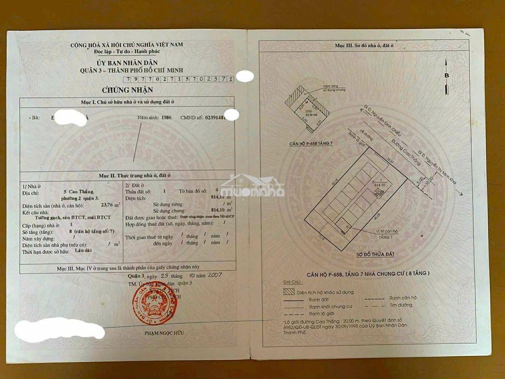 Cho thuê căn hộ trung tâm tphcm giá 5tr/tháng - Ảnh 3