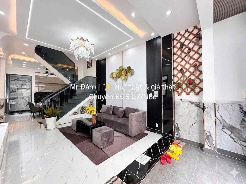 Nhà 4 tầng sân thượng – 4pn – xe hơi tới nhà – sát q7 - Ảnh 2