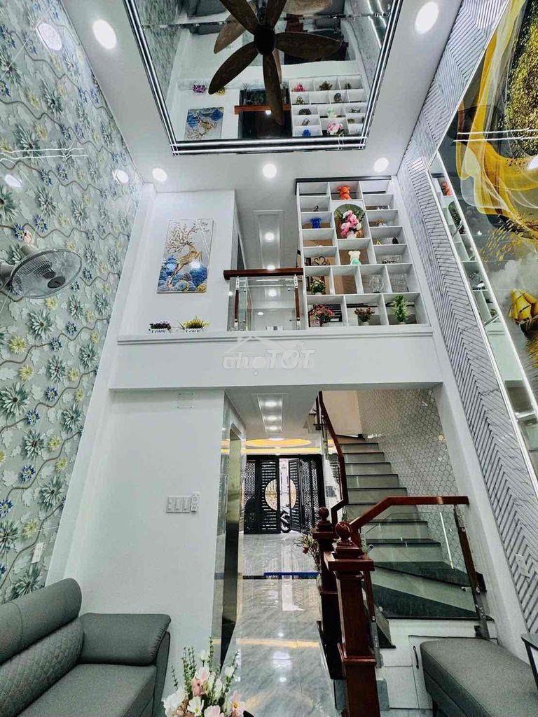 Nhà mới xây 5 tầng-thang máy 450kg-full nội thất cao cấp-quang trung - Ảnh 2