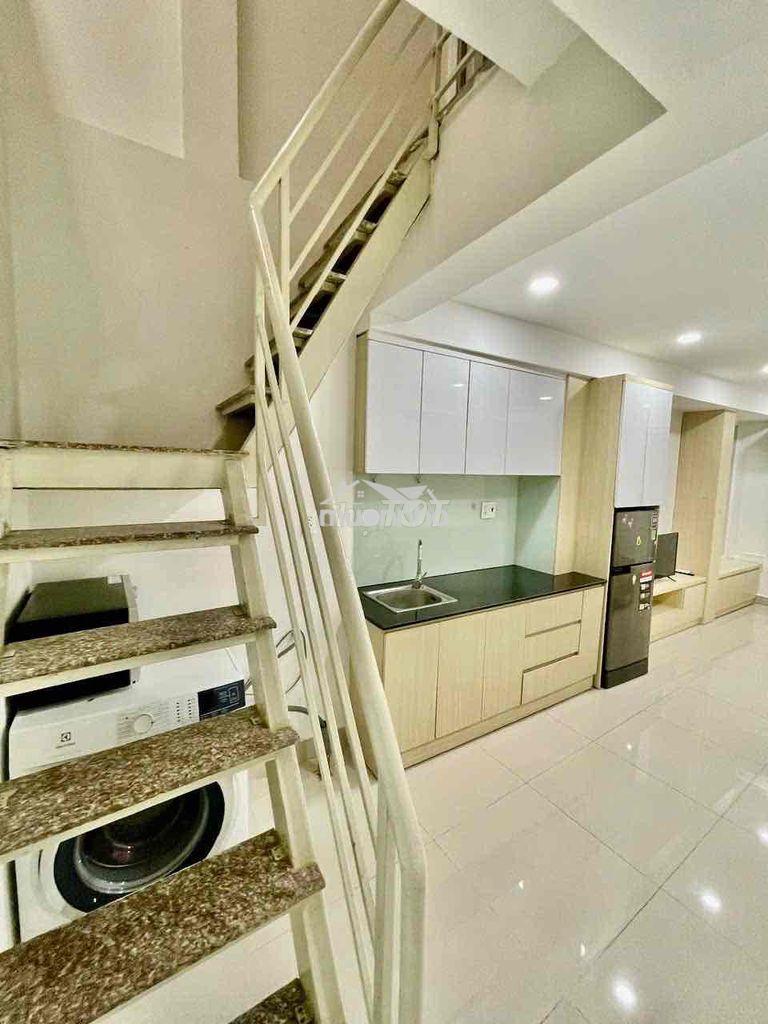 Cho thuê căn hộ 1 trệt 1 lầu 2 wc 60m2 full nội thất thang máy chỉ 9tr - Ảnh 3