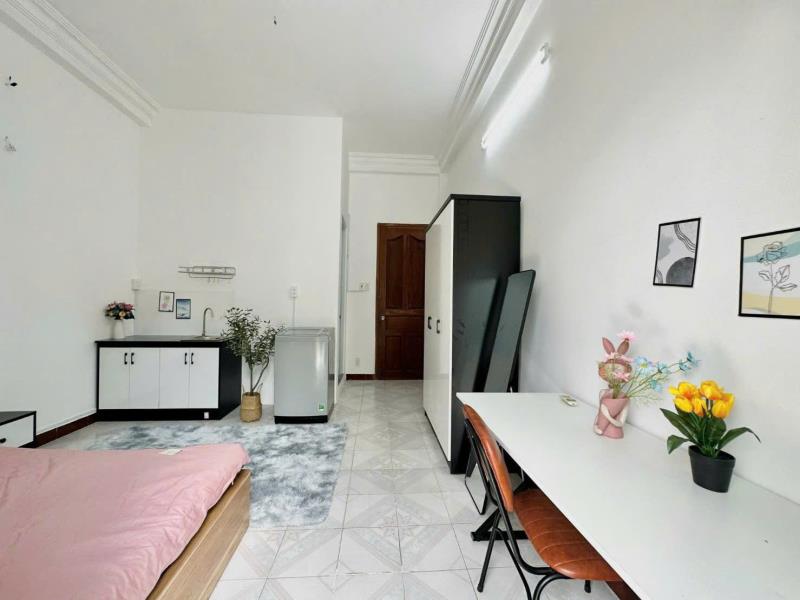 Cho thuê căn hộ studio - full nội thất- có máy giật rêng - bancon siêu to - bùi đình túy, bình thạnh - Ảnh 4