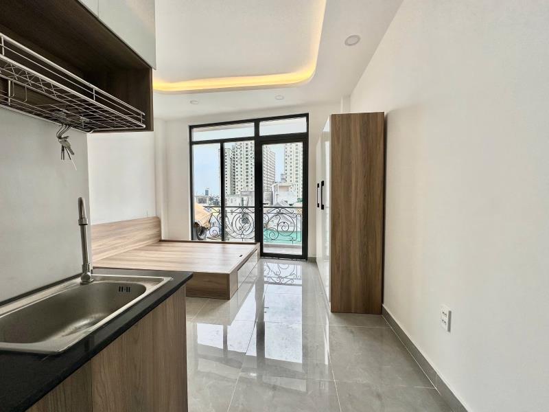 Cho thuê căn hộ studio - full nội thất - máy giật riêng - bancon to - nơ trang long - bình thạnh - Ảnh 2