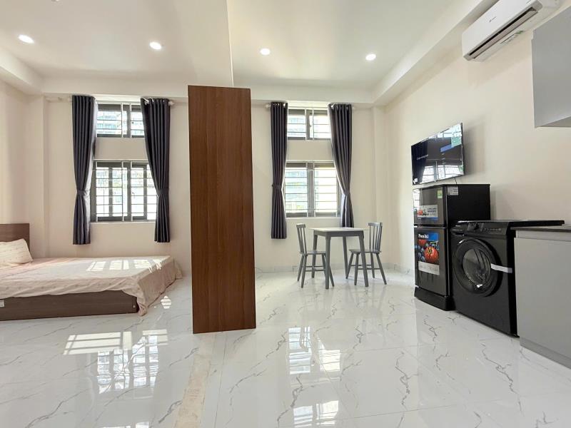 Cho thuê căn hộ mới xây 100%, full nội thất mới, cửa sổ lớn thoáng – xô viết nghệ tĩnh, bình thạnh tiện đi quận 1 & quận 2 - Ảnh 2