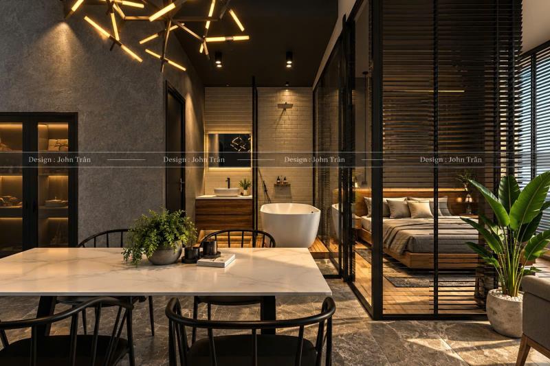 Cho thuê cho thuê căn hộ tân bình 1pn, ban công - dự án mới, gần sân bay tân sơn nhất