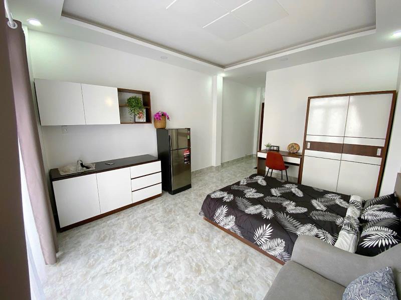 Cho thuê căn hộ studio - full nội thất -bancon thoáng - 45m2 nguyễn thượng hiền- bình thạnh - Ảnh 3