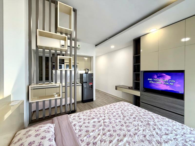 Cho thuê căn hộ studio ban công rộng – trần đình xu, quận 1