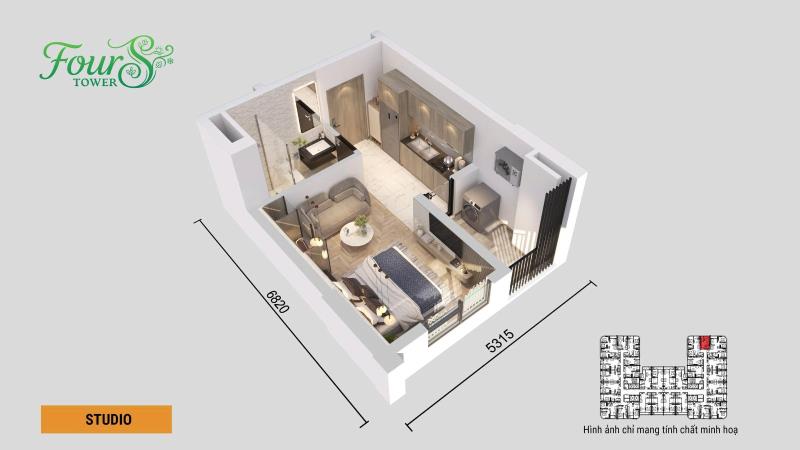 40tr/m2 sở hữu căn sân vườn fours tower - Ảnh 4
