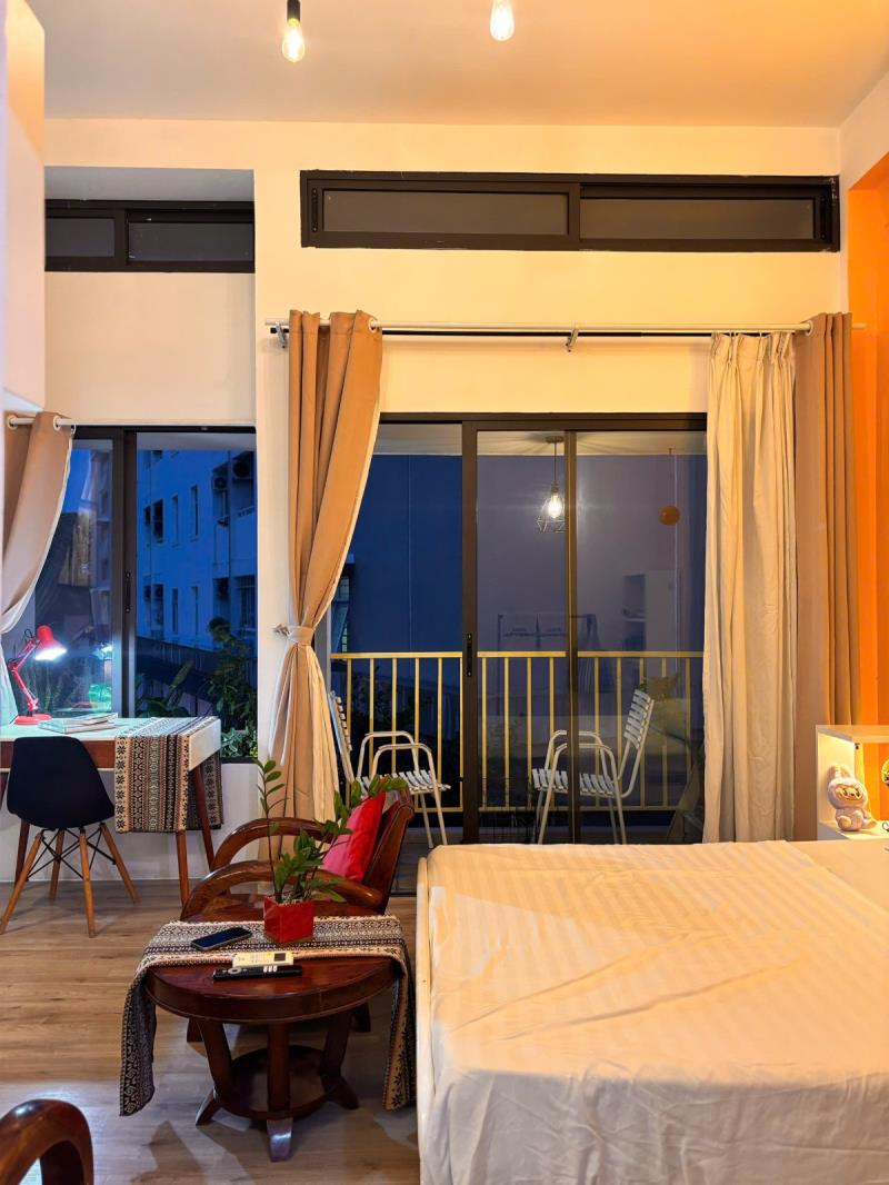 Cho thuê căn hộ 1pn tách bếp decor đẹp ngay cầu thị nghè bình thạnh giáp q1 - Ảnh 2