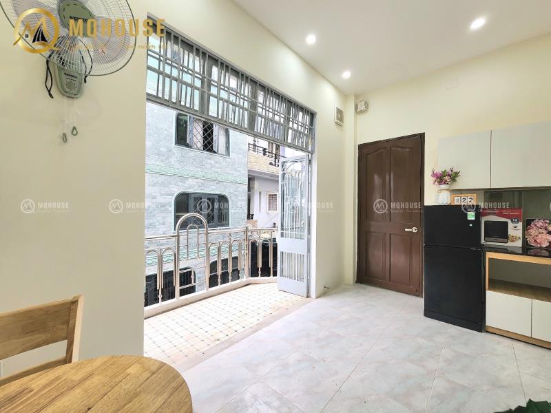 Cho thuê căn hộ ban công đầy đủ nội thất ngay nguyễn thái bình - Ảnh 2
